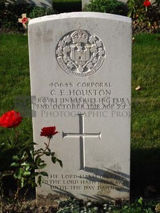 DADIZEELE NEW BRITISH CEMETERY - HOUSTON, CHARLES EDWARD