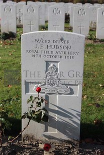 DADIZEELE NEW BRITISH CEMETERY - HUDSON, J E