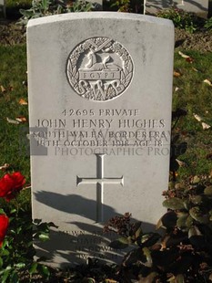 DADIZEELE NEW BRITISH CEMETERY - HUGHES, JOHN HENRY