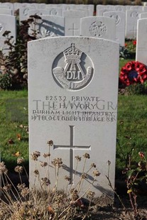 DADIZEELE NEW BRITISH CEMETERY - IVORY, JAMES HENRY