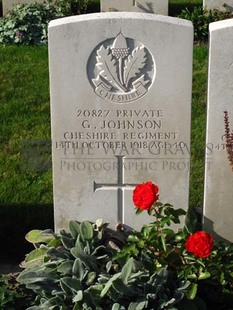 DADIZEELE NEW BRITISH CEMETERY - JOHNSON, G