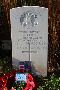 DADIZEELE NEW BRITISH CEMETERY - KERR, W