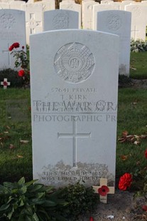 DADIZEELE NEW BRITISH CEMETERY - KIRK, T