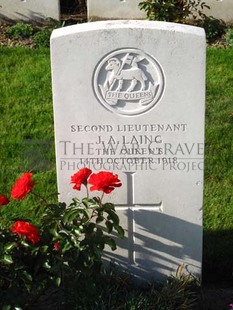 DADIZEELE NEW BRITISH CEMETERY - LAING, J A