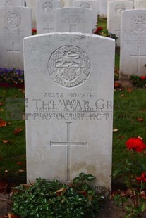 DADIZEELE NEW BRITISH CEMETERY - LORD, GEORGE ARTHUR