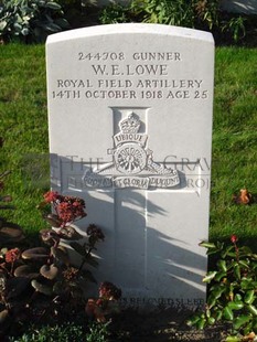 DADIZEELE NEW BRITISH CEMETERY - LOWE, WILFRED ERNEST