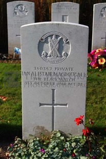 DADIZEELE NEW BRITISH CEMETERY - MacDOUGALL, IAN ALISTAIR