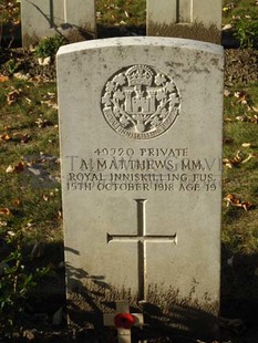 DADIZEELE NEW BRITISH CEMETERY - MATTHEWS, A