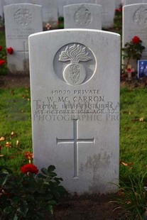 DADIZEELE NEW BRITISH CEMETERY - McCARRON, WILLIAM