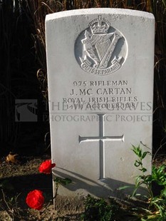 DADIZEELE NEW BRITISH CEMETERY - McCARTAN, J