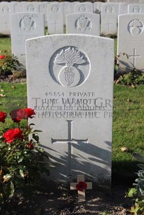 DADIZEELE NEW BRITISH CEMETERY - McDERMOTT, J