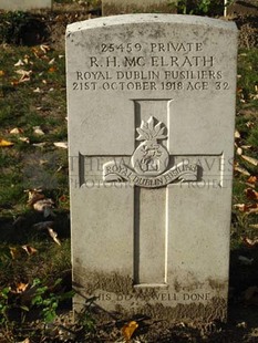 DADIZEELE NEW BRITISH CEMETERY - McELRATH, ROBERT HARPER