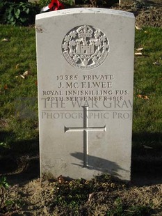 DADIZEELE NEW BRITISH CEMETERY - McELWEE, J