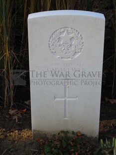 DADIZEELE NEW BRITISH CEMETERY - McEWEN, JOHN MAIR