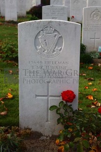 DADIZEELE NEW BRITISH CEMETERY - McILWAINE, THOMAS