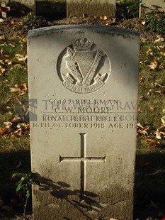 DADIZEELE NEW BRITISH CEMETERY - MOORE, CHARLES WALTER