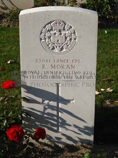 DADIZEELE NEW BRITISH CEMETERY - MORAN, R