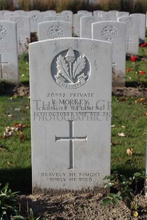 DADIZEELE NEW BRITISH CEMETERY - MORREY, REGINALD