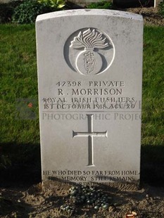 DADIZEELE NEW BRITISH CEMETERY - MORRISON, ROBERT