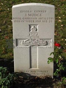 DADIZEELE NEW BRITISH CEMETERY - MUDGE, JOHN