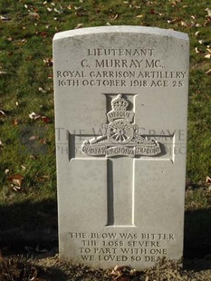 DADIZEELE NEW BRITISH CEMETERY - MURRAY, JOHN