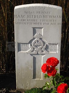 DADIZEELE NEW BRITISH CEMETERY - NEWMAN, ISAAC ALFRED