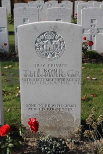 DADIZEELE NEW BRITISH CEMETERY - NOBLE, S