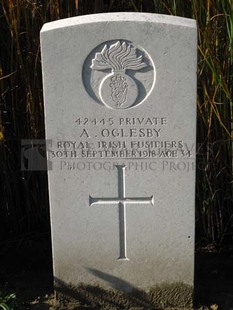 DADIZEELE NEW BRITISH CEMETERY - OGLESBY, ALBERT