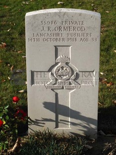 DADIZEELE NEW BRITISH CEMETERY - ORMEROD, JAMES RICHARD