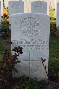 DADIZEELE NEW BRITISH CEMETERY - O'ROURKE, D