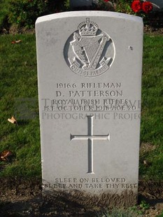 DADIZEELE NEW BRITISH CEMETERY - PATTERSON, DAVID