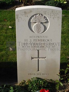 DADIZEELE NEW BRITISH CEMETERY - PEMBROKE, HARRY JACK