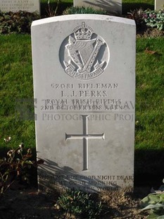 DADIZEELE NEW BRITISH CEMETERY - PERKS, LESLIE JAMES