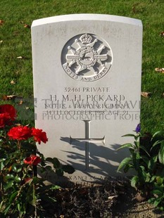 DADIZEELE NEW BRITISH CEMETERY - PICKARD, HORACE MONTAGUE HOLYOAK