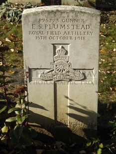 DADIZEELE NEW BRITISH CEMETERY - PLUMSTEAD, E S