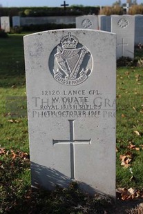 DADIZEELE NEW BRITISH CEMETERY - QUATE, W