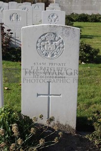 DADIZEELE NEW BRITISH CEMETERY - RATCLIFFE, F J