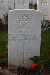 DADIZEELE NEW BRITISH CEMETERY - REEKS, W G