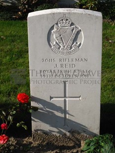 DADIZEELE NEW BRITISH CEMETERY - REID, J