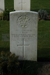 DADIZEELE NEW BRITISH CEMETERY - REID, J