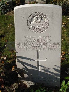 DADIZEELE NEW BRITISH CEMETERY - ROBERTS, JOHN OWEN