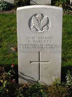 DADIZEELE NEW BRITISH CEMETERY - ROBERTS, SAMUEL