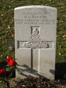 DADIZEELE NEW BRITISH CEMETERY - ROGERS, HERBERT GEORGE