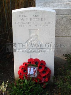 DADIZEELE NEW BRITISH CEMETERY - ROGERS, W T