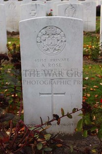 DADIZEELE NEW BRITISH CEMETERY - ROSE, ARTHUR