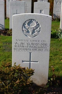 DADIZEELE NEW BRITISH CEMETERY - ROSS, JAMES PIRIE