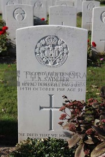 DADIZEELE NEW BRITISH CEMETERY - SADLIER, FRANCIS ARTHUR