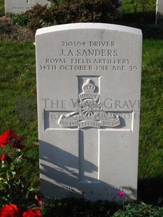 DADIZEELE NEW BRITISH CEMETERY - SANDERS, JAMES ARTHUR