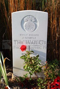 DADIZEELE NEW BRITISH CEMETERY - SEMPLE, JAMES