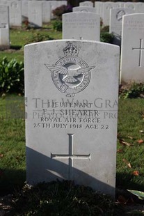 DADIZEELE NEW BRITISH CEMETERY - SHEARER, FREDERICK JAMES